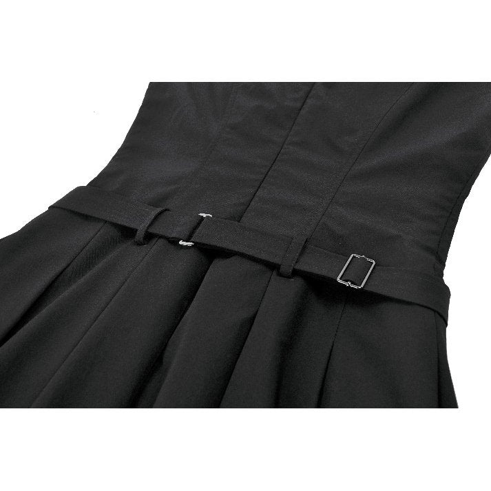 Dark in Love Dress Cassia Buckled Pleated UK 8-18 - QHA UK