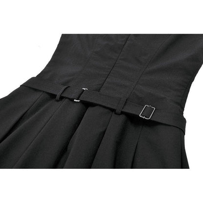 Dark in Love Dress Cassia Buckled Pleated UK 8-18 - QHA UK