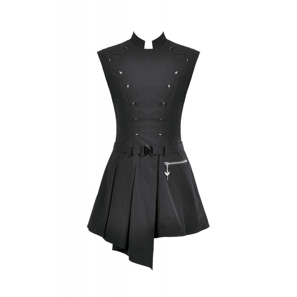 Dark in Love Dress Cassia Buckled Pleated UK 8-18 - QHA UK
