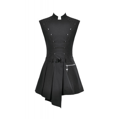 Dark in Love Dress Cassia Buckled Pleated UK 8-18 - QHA UK