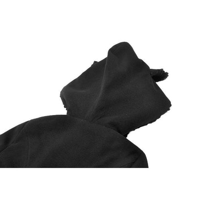 Dark in Love Gothic Coat Cat-Ear Faux Fur Trim UK 8-18 - QHA UK