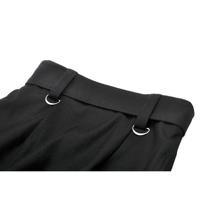 Dark in Love Women's Gothic Skirt Chain Belt Layered Black UK 8-18 - QHA UK