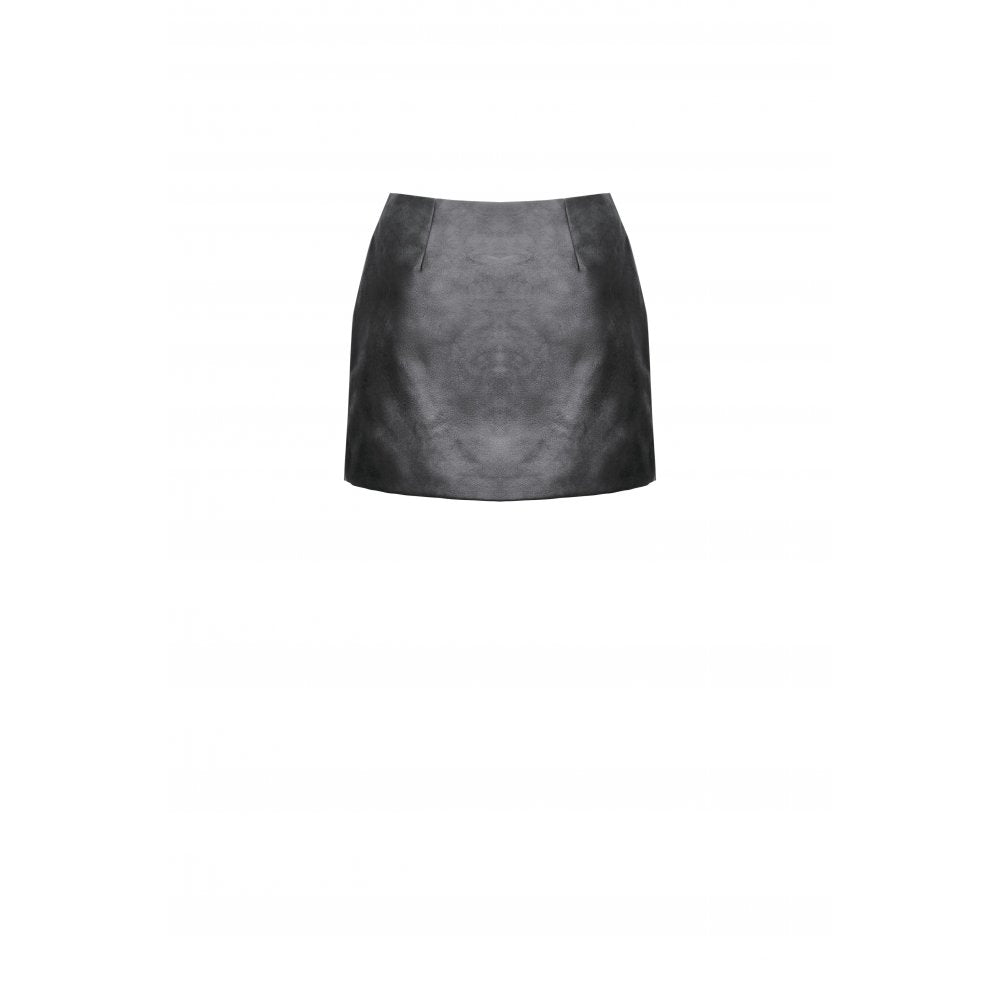 Dark in Love Gothic Mini Skirt Chaos Reign Faux Leather Black UK 8-18 - QHA UK