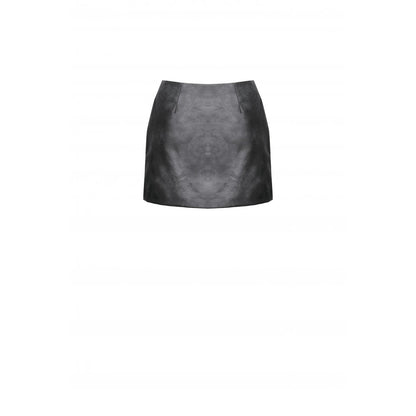 Dark in Love Gothic Mini Skirt Chaos Reign Faux Leather Black UK 8-18 - QHA UK