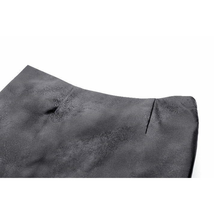 Dark in Love Gothic Mini Skirt Chaos Reign Faux Leather Black UK 8-18 - QHA UK