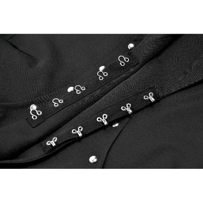 Dark in Love Punk Coat Collete Sleeveless Long Fitted UK 8-18 - QHA UK