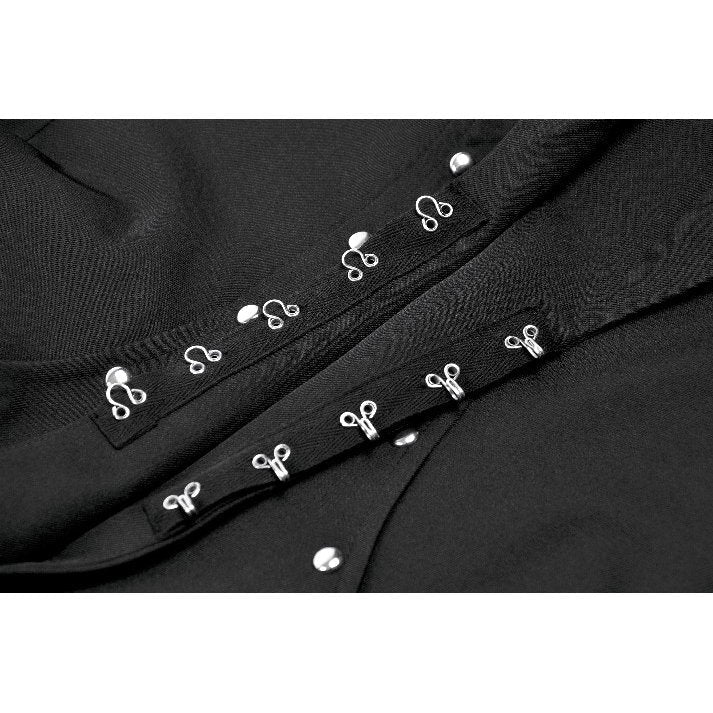 Dark in Love Punk Coat Collete Sleeveless Long Fitted UK 8-18 - QHA UK
