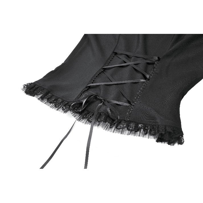 Dark in Love Women's Gothic Blouse Courtly Cross Gem UK 8-18 - QHA UK
