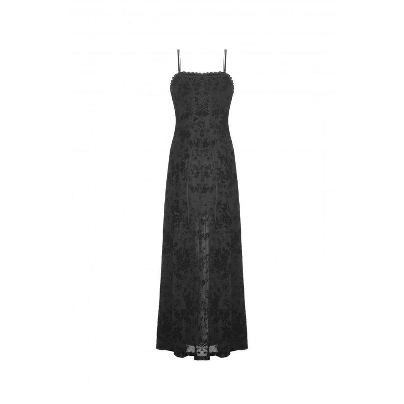 Dark In Love Dahlia Dress – Floral Strap Ankle-Length Dress | QHA UK - QHA UK