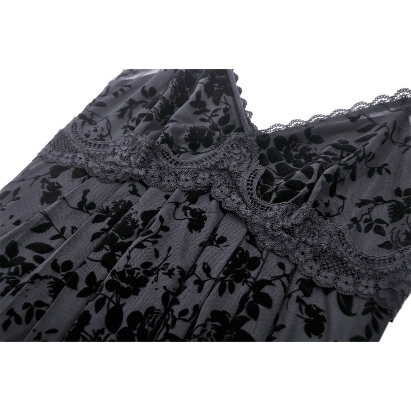 Dark In Love Dahlia Dress – Floral Strap Ankle-Length Dress | QHA UK - QHA UK