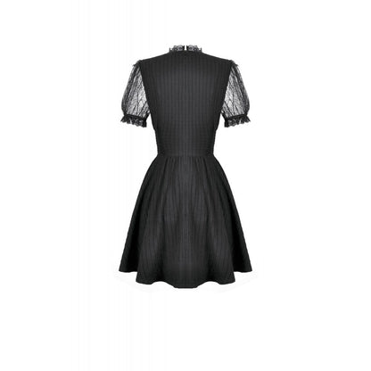 Dark in Love Dress Dark Lace-Framed Silhouette UK 8-18 - QHA UK