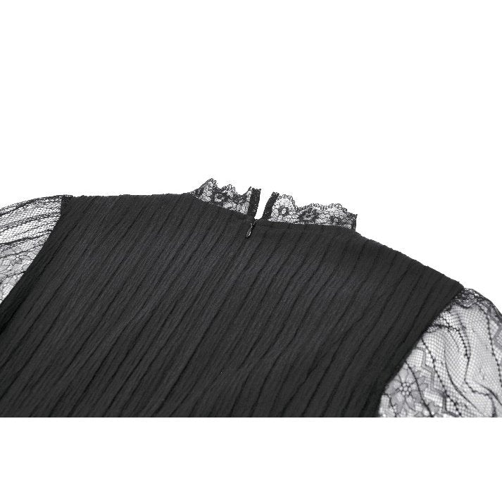 Dark in Love Dress Dark Lace-Framed Silhouette UK 8-18 - QHA UK