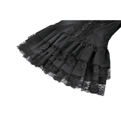 Dark in Love Victorian Mini Dress Desdemona UK 8-18 - QHA UK