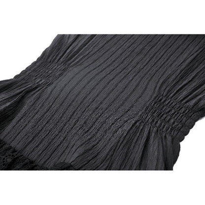 Dark in Love Gothic Dress Diya Sleeveless Tiered UK 8-18 - QHA UK