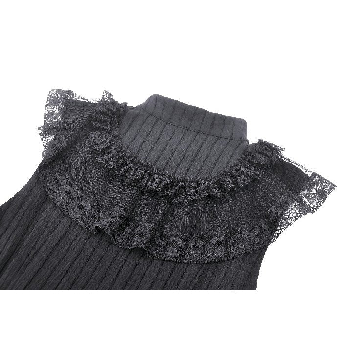 Dark in Love Gothic Dress Diya Sleeveless Tiered UK 8-18 - QHA UK