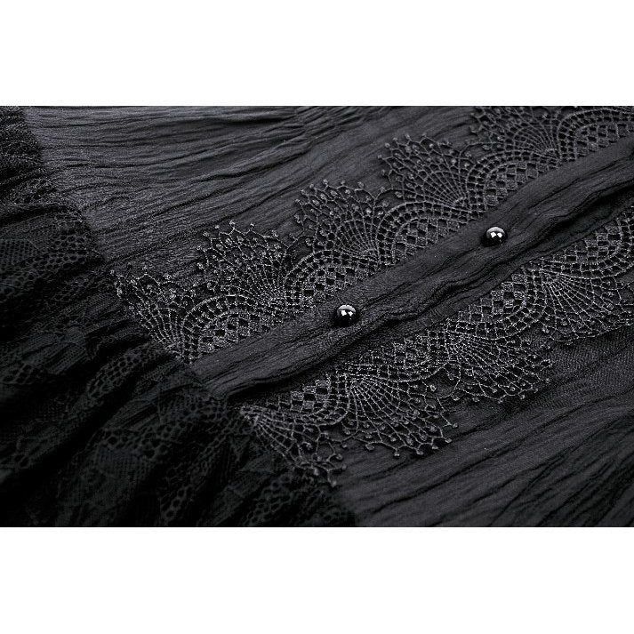 Dark in Love Gothic Dress Diya Sleeveless Tiered UK 8-18 - QHA UK