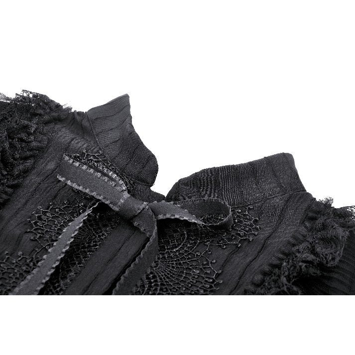 Dark in Love Gothic Dress Diya Sleeveless Tiered UK 8-18 - QHA UK
