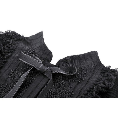 Dark in Love Gothic Dress Diya Sleeveless Tiered UK 8-18 - QHA UK