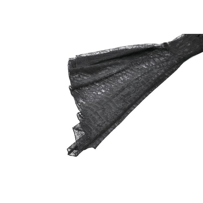 Dark in Love Gothic Cape Elara Lace Shoulder UK 10-22 - QHA UK