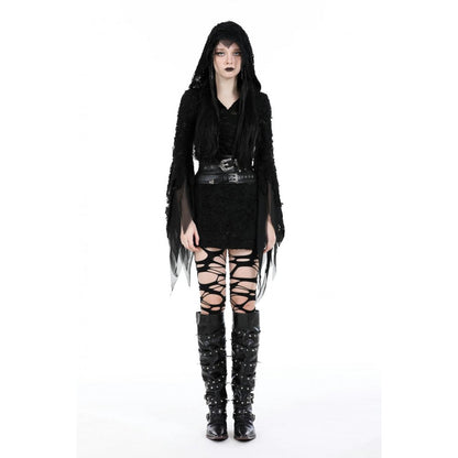 Dark in Love Gothic Belt Elvira Faux Leather Layered Waist UK 10-18 - Waistband Detail - QHA UK