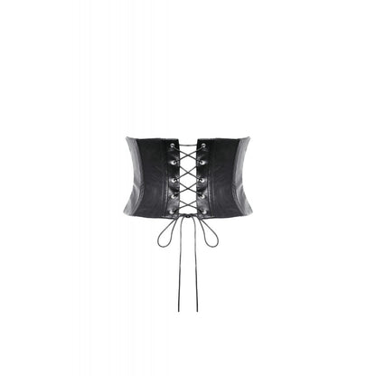 Dark in Love Gothic Belt Elvira Faux Leather Layered Waist UK 10-18 - Waistband Detail - QHA UK
