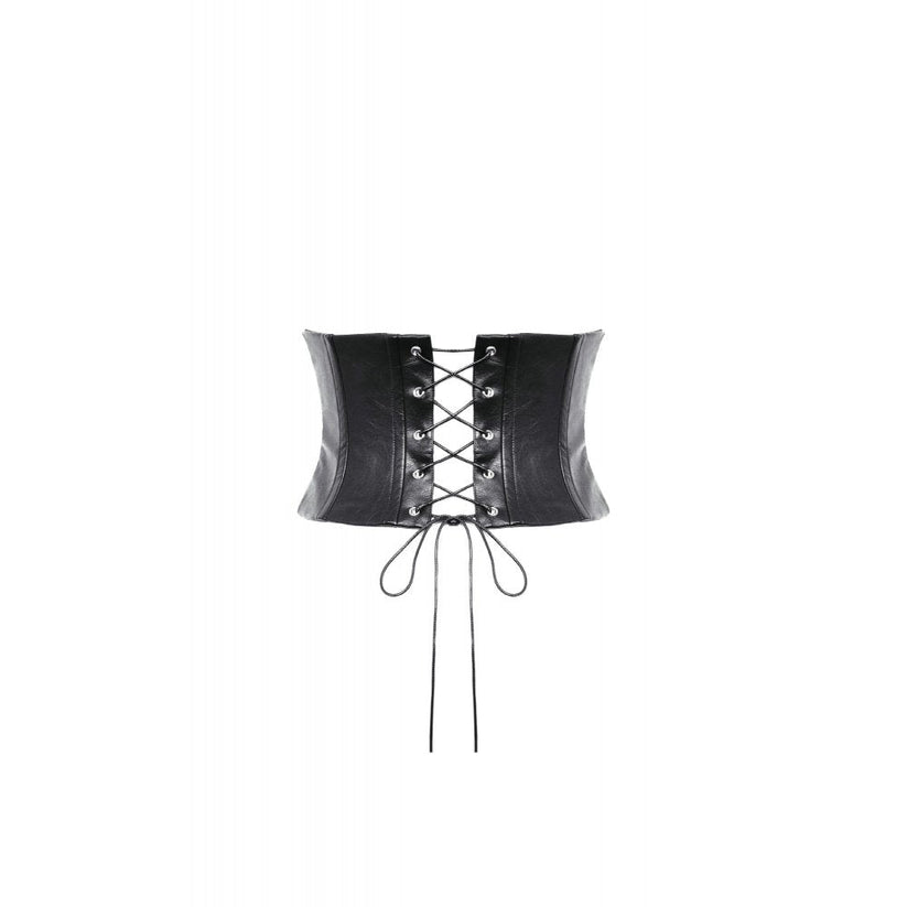 Dark in Love Gothic Belt Elvira Faux Leather Layered Waist UK 10-18 - Waistband Detail - QHA UK