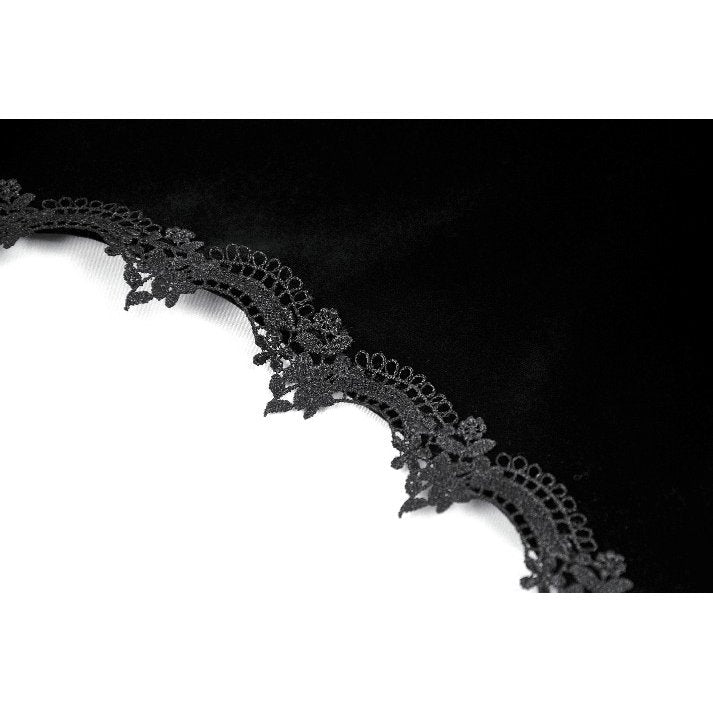 Dark in Love Women's Victorian Bolero Erzebeth Shrug Black Lace Bell - QHA UK