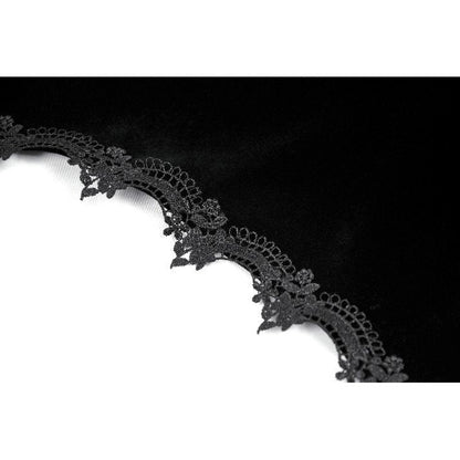Dark in Love Women's Victorian Bolero Erzebeth Shrug Black Lace Bell - QHA UK