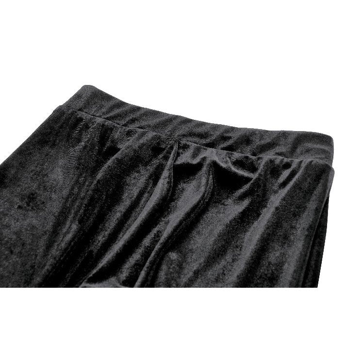 Dark in Love Women's Trousers Erzebeth Velvet Lace Flare UK 8-22 - QHA UK