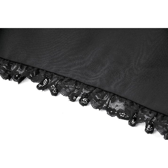 Dark in Love Women's Gothic Shrug Erzsébet Dramatic Lace Cape UK 8-22 - QHA UK