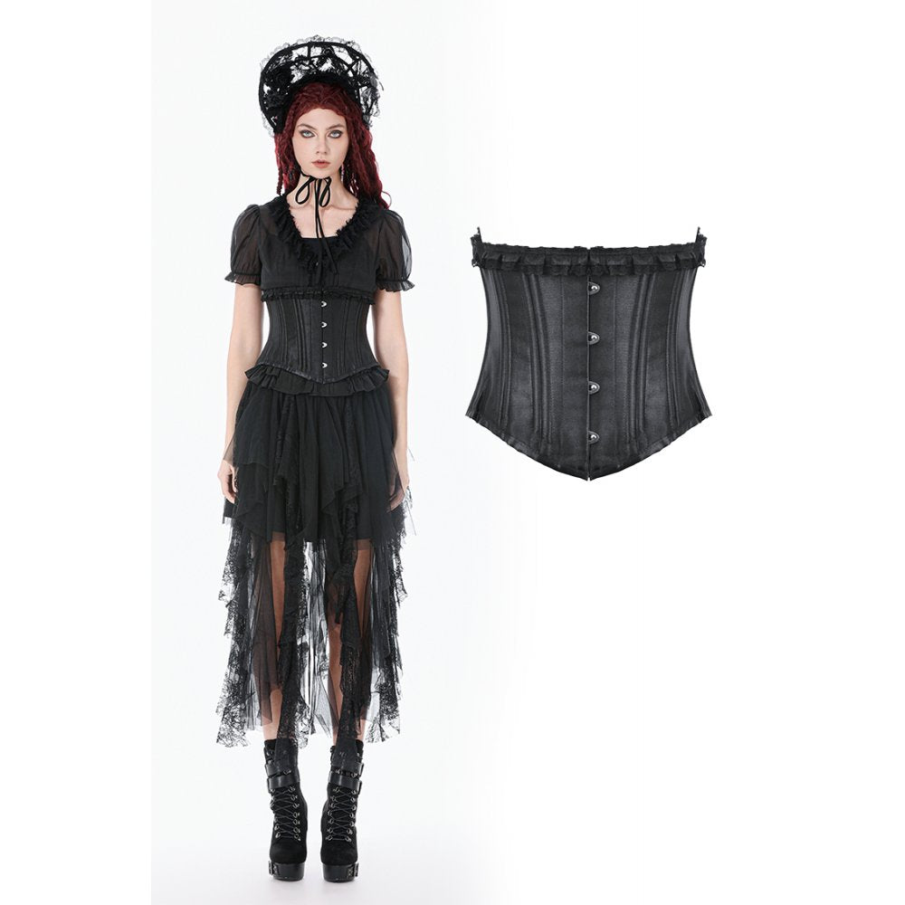 Dark in Love Corset Evelina Metal-Boned Waist UK 8-18 - QHA UK