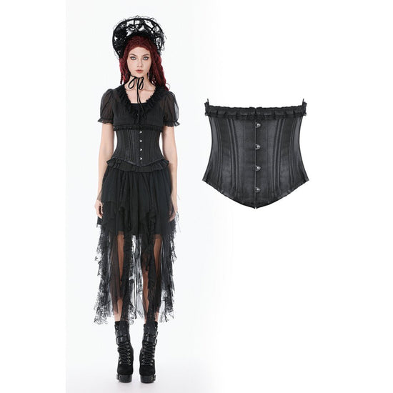 Dark in Love Corset Evelina Metal-Boned Waist UK 8-18 - QHA UK
