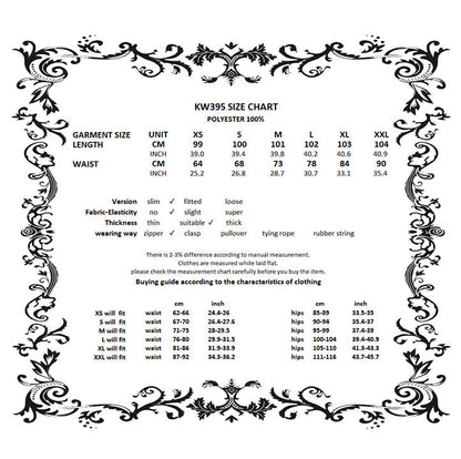 Dark in Love Skirt Gloria Floor-Length Corset UK 8-18 - QHA UK