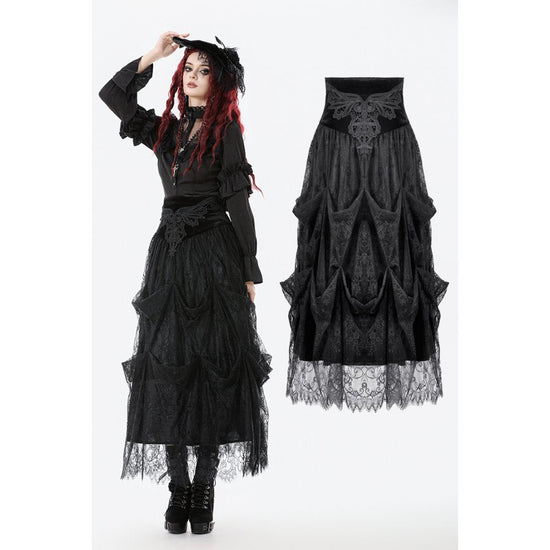 Dark in Love Maxi Skirt Gloriana Draped UK 8-22 - QHA UK