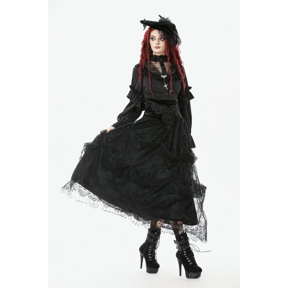 Dark in Love Maxi Skirt Gloriana Draped UK 8-22 - QHA UK