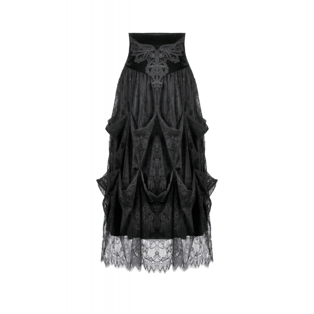 Dark in Love Maxi Skirt Gloriana Draped UK 8-22 - QHA UK