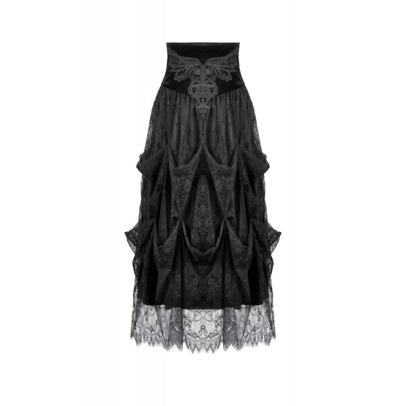 Dark in Love Maxi Skirt Gloriana Draped UK 8-22 - QHA UK
