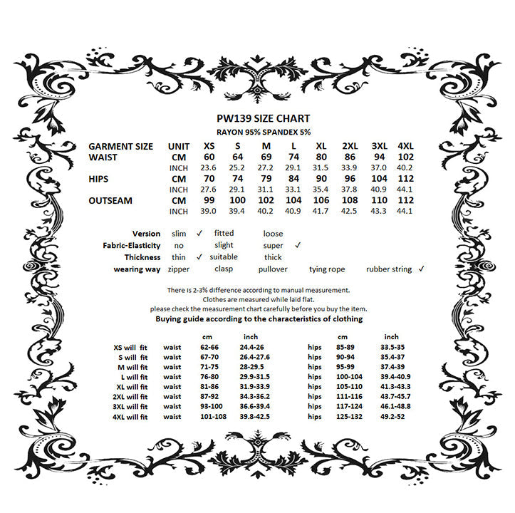 Dark in Love Women's Gothic Leggings Flare with Lace Frills UK 8-22 - QHA UK