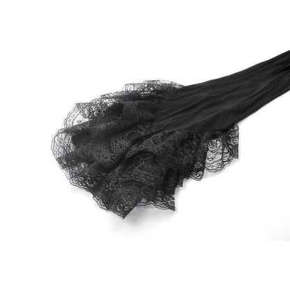 Dark in Love Women's Gothic Leggings Flare with Lace Frills UK 8-22 - QHA UK