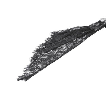 Dark in Love Gothic Cape Deep-V Lace Bell Sleeve UK 10-18 - Sleeve Detail - QHA UK