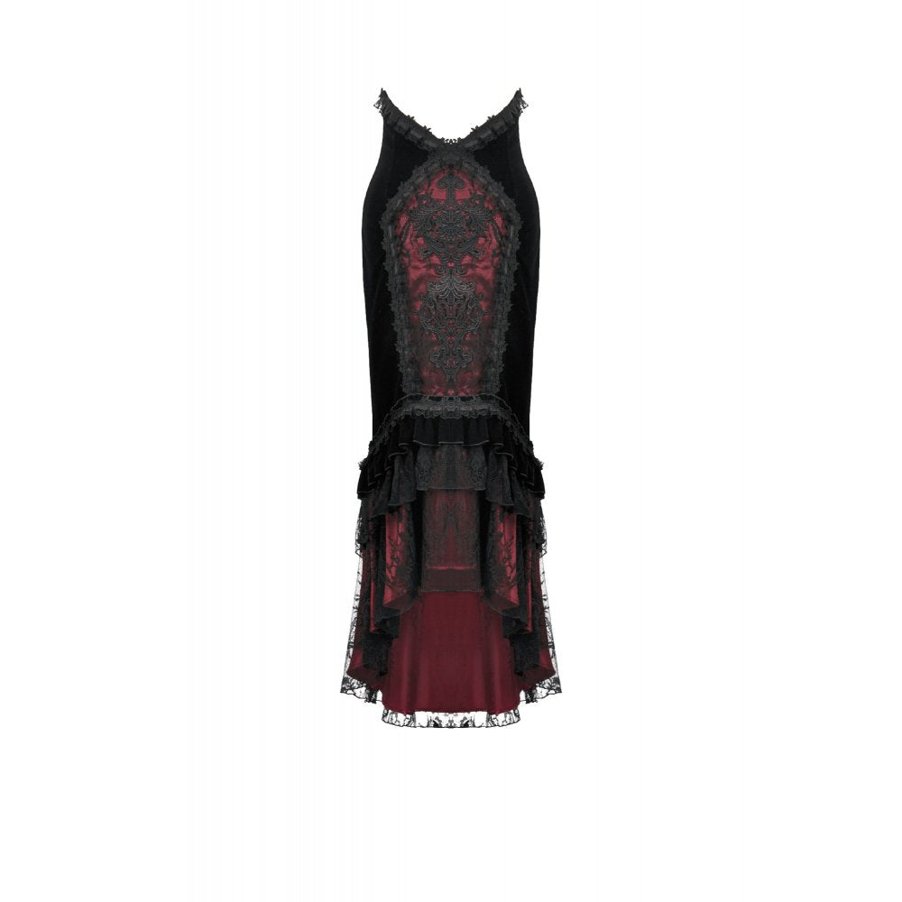 Dark in Love Gothic Skirt Velvet Mermaid UK 8-18 - QHA UK