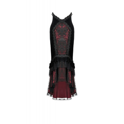 Dark in Love Gothic Skirt Velvet Mermaid UK 8-18 - QHA UK