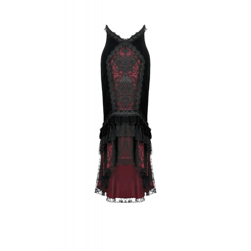 Dark in Love Gothic Skirt Velvet Mermaid UK 8-18 - QHA UK