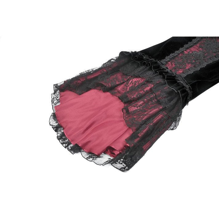 Dark in Love Gothic Skirt Velvet Mermaid UK 8-18 - QHA UK
