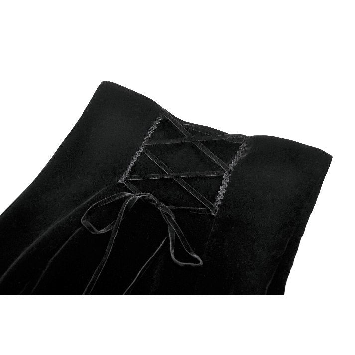 Dark in Love Gothic Skirt Velvet Mermaid UK 8-18 - QHA UK