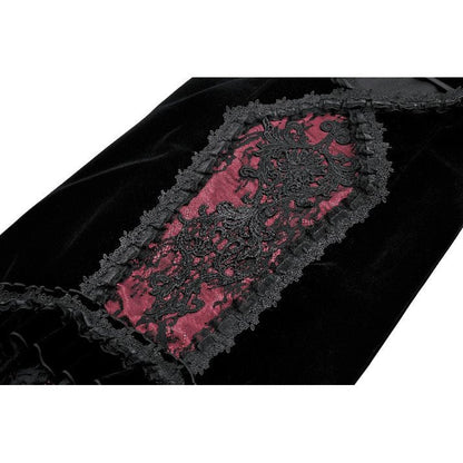Dark in Love Gothic Skirt Velvet Mermaid UK 8-18 - QHA UK