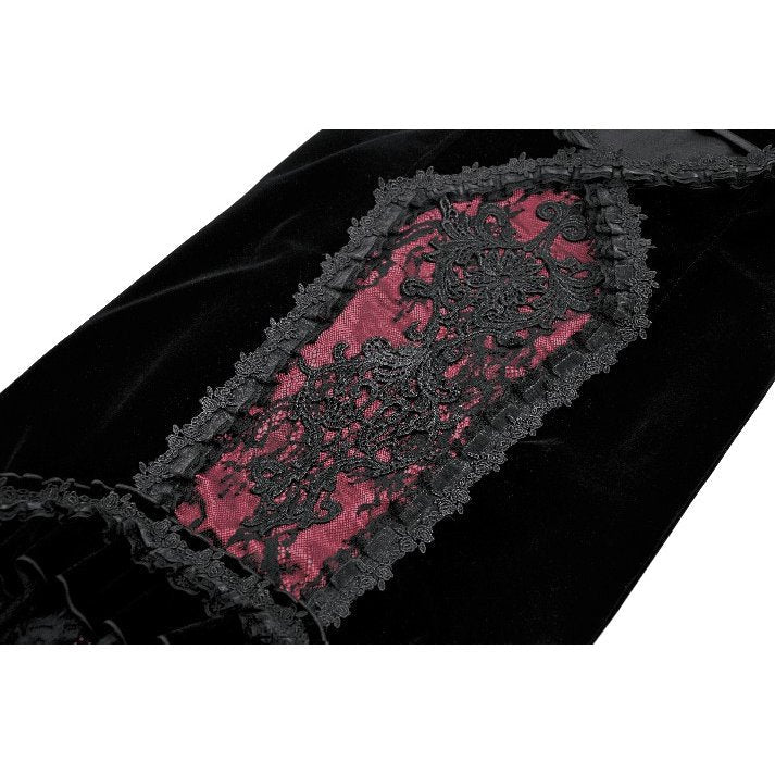 Dark in Love Gothic Skirt Velvet Mermaid UK 8-18 - QHA UK