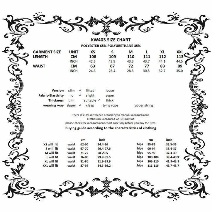 Dark in Love Women's Gothic Maxi Skirt Mesh with PU Waist Corset - Waistband Detail - QHA UK