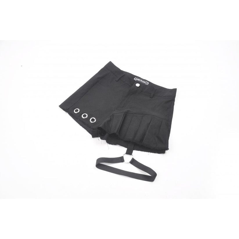 Dark in Love Women's Shorts Gwen Pleated Garter UK 8-22 - QHA UK