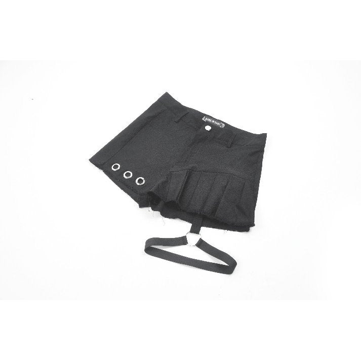 Dark in Love Women's Shorts Gwen Pleated Garter UK 8-22 - QHA UK